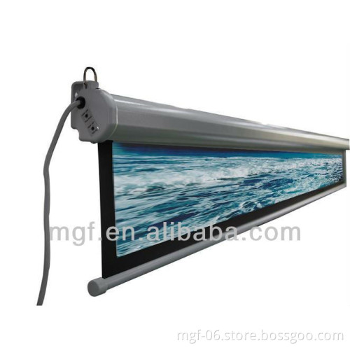4:3/16:9Motorized/Electric Projection Screen/Projector Screen with Semi-circle Casing/Wall Mount Screen/Projector Screen